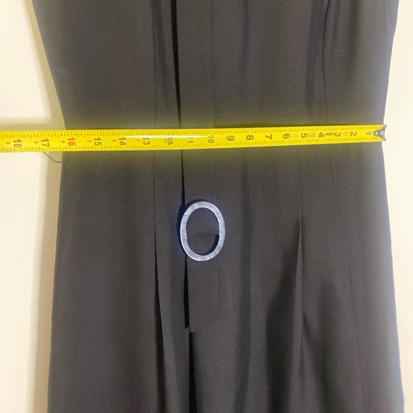 J. McLaughlin Black Mini Dress – Size 12 Chic Tailored Classic - Picture 5 of 8